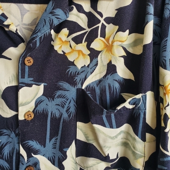 La Cabana Mens Tropical Print Shirt Sz XL - Picture 2 of 4